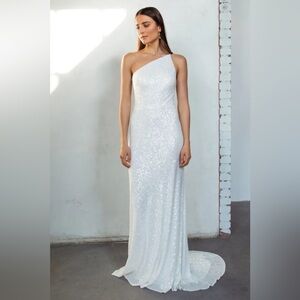 Jenny Yoo Zara Dress White